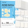 TKTK Pimple Patches for Face, 6 Sizes Hydrocolloid Acne Patch