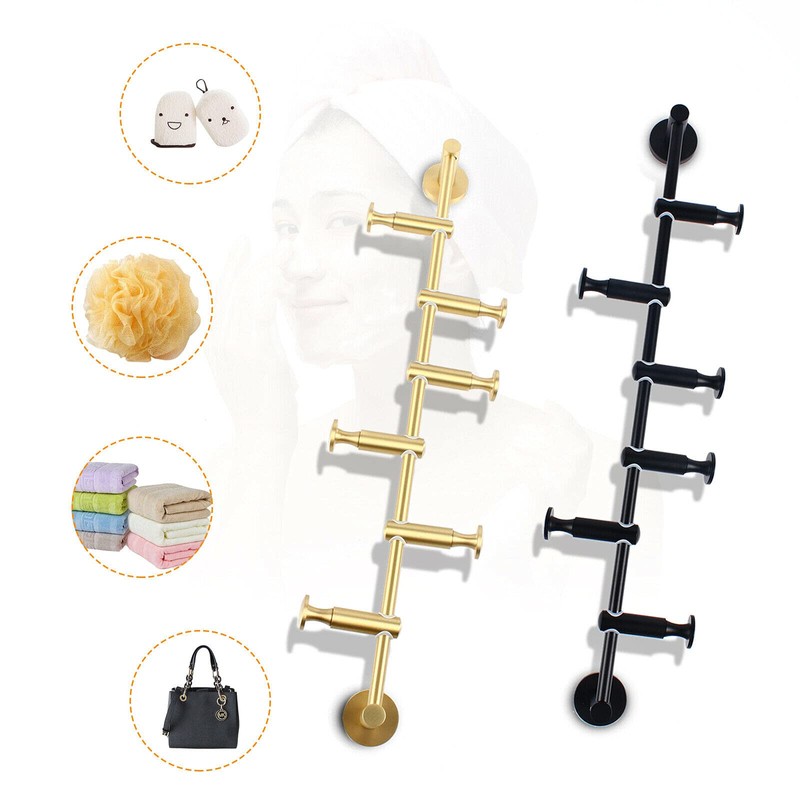 CNCEST Coat Hooks Wall Mounted Vertical Coat Hook Standing Coat