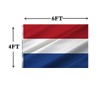 ANCONINE Netherlands Flag 4x6 FT,Holland National Flags with 2 Brass
