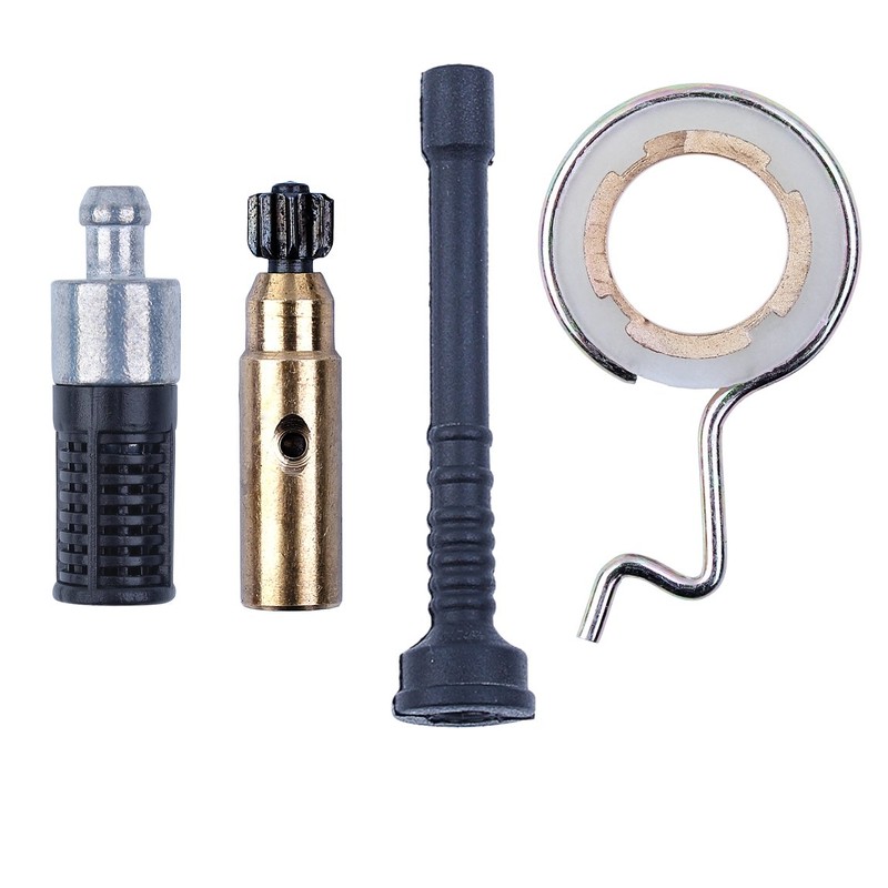 Oil Pump Worm Gear Oil Filter Hose Line For Stihl