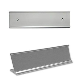 8" x 2" Nameplate Holder Wall/Door and Desktop Combo Set