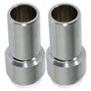 SPARES2GO Radiator Valve 15mm x 10mm Pushfit Chrome Speed Fit