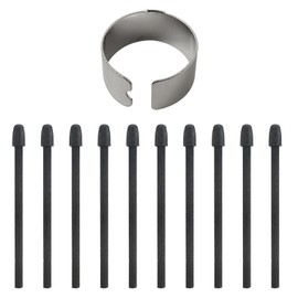 YIRVAHERE 10x Replacement Pen Tips Nibs Fit for BOOX Stylus Pen, for BOOX Pen2 Pro, for Max Lumi2, for Note Air2, for Note5, for Nova Air C Stylus, 2B-Pencil Feel Tips with Installation Tool