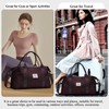 Travel Bag for Women, Overnight Duffel Weekender Bag with Toiletry