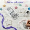 PAGOW 50g/1.76oz Tiny Star Glitter, 3 mm PVC Star Shaped