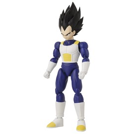 Dragon Ball Bandai Dragon Stars Figuren Vegeta V2 Super Vegeta Actionfigur | 17 cm bewegliche Figur | Bandai Dragon Stars Anime Figuren Vegeta Spielzeug | Anime Geschenke und Anime Merch