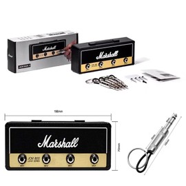 Yiddeoont JCM800 Standard Jack Guitar Keychain Guitar Amp Key Holder Hook Wall Mounting
