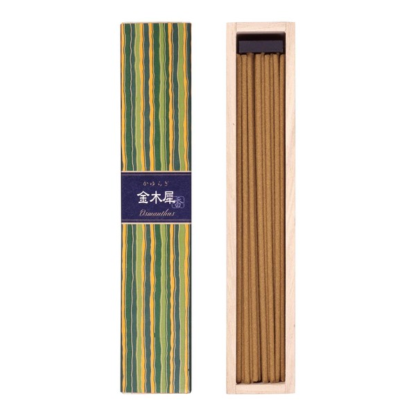 Nihon Kodo Itchuragi Osmanthus Stick, 40 Pieces, Incense Stand, Single Item, Brown, 1 Piece (x 1)