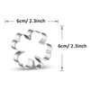 WDYJMALL Cookie Cutter Clover Flower Shape - A