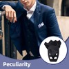 SMLBJUTE Pocket Squares for Men Black Pocket Squares Holder for