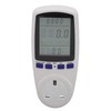 Power Meter Socket LCD Display Overload Protection LED Light Digital
