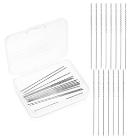 15pcs Snag Repair Tool,Snag Nab It Tool,Snag Repair Needle Leather Craft Sewing Needles Broken Thread Repair Tools Suitable for Knitting Knitted Cloth Clothing Curtains (0.03 x 2.36 Inch)