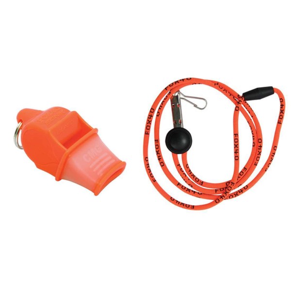 Fox 40 Sonik Blast CMG Pealess Safety Whistle, 120+ dB, Orange - 9203-0308