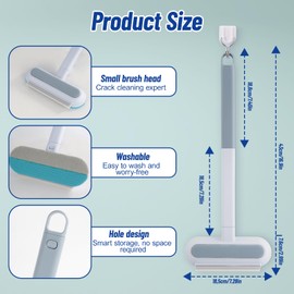 1 PC Multifunctional Pet Hair Remover - Extended Handle Carpet Brush, Reusable Cat Hair Remover, Carpet Brush for Sofa/Bed/Clothes/Blanket