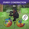 Bike Spinner Black Bear 30" – Majestic Wildlife Design, Weather-Resistant