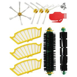 MIRTUX-Kit Ersatzteile kompatibel mit Roomba 505 500 510 530 531 535 545 550 552 555 560 564 570 571 575 580 581 585 595. Pack 10-teilig kompatibel mit Staubsauger Bürsten und Filter