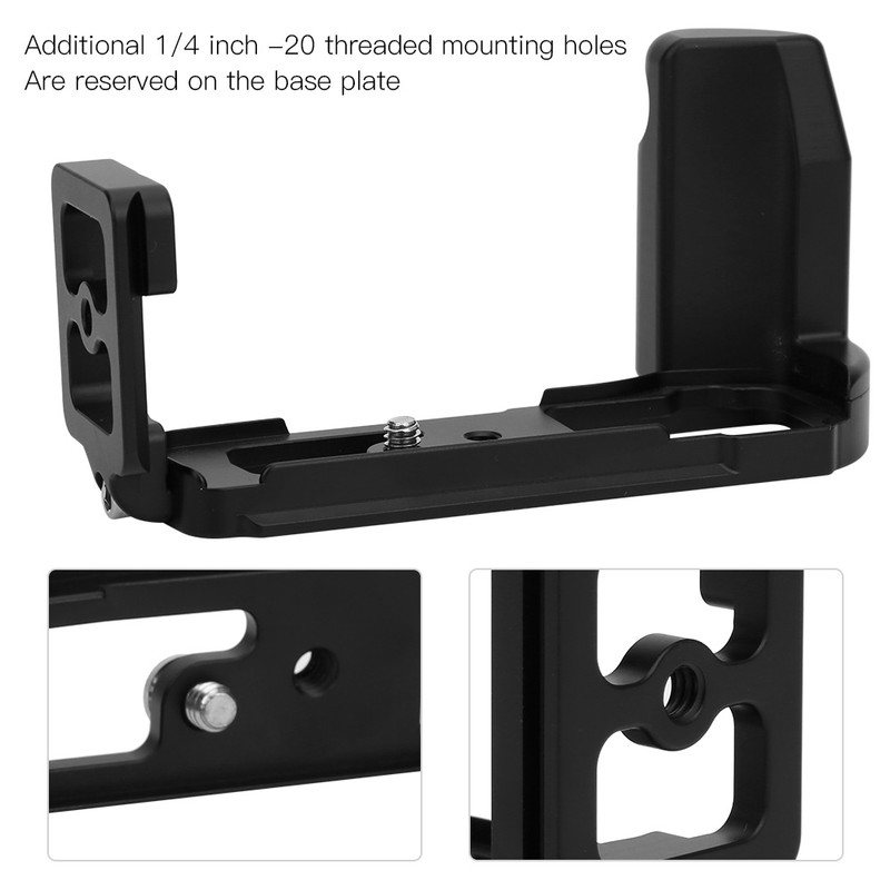 Aluminium Alloy Quick Release L Plate Hand Grip Bracket for