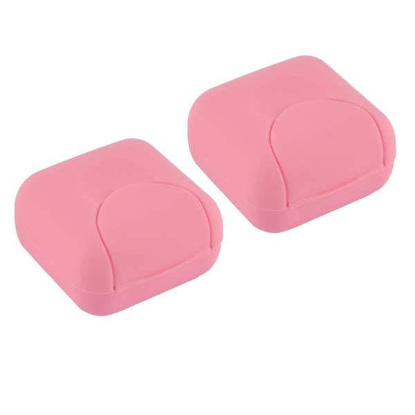 NUODWELL 2 Pack Travel Soap Dishes, Waterproof and Leak Proof
