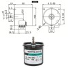 AC Synchronous Motor 14W Permanent Magnet Slow Speed 2-Way High