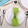Bismillah Letter Napkin Rings Set of 6, Metal Napkin Ring