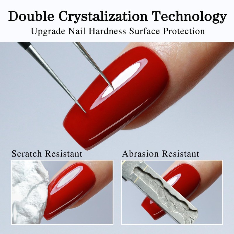 Double Rhythm 2 Pcs 15ML No Wipe Gel Top Coat
