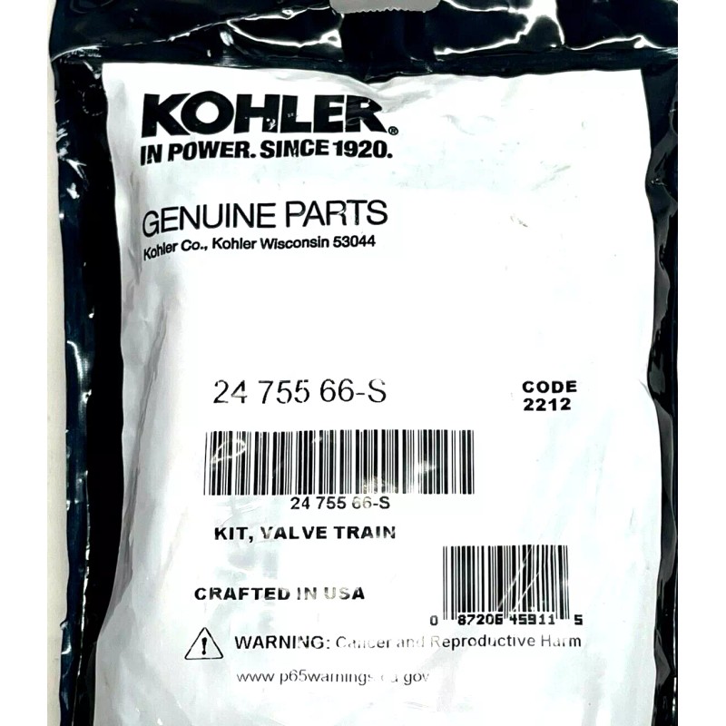 Kohler OEM KOHLER VALVE TRAIN KIT FITS CH18 CH20 CH22