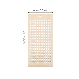 DOITOOL 1 Set Wooden Cross Stitch Bookmarks DIY Embroidery Kit with Wooden Pieces Color Threads Plastic Needles for Beginners and