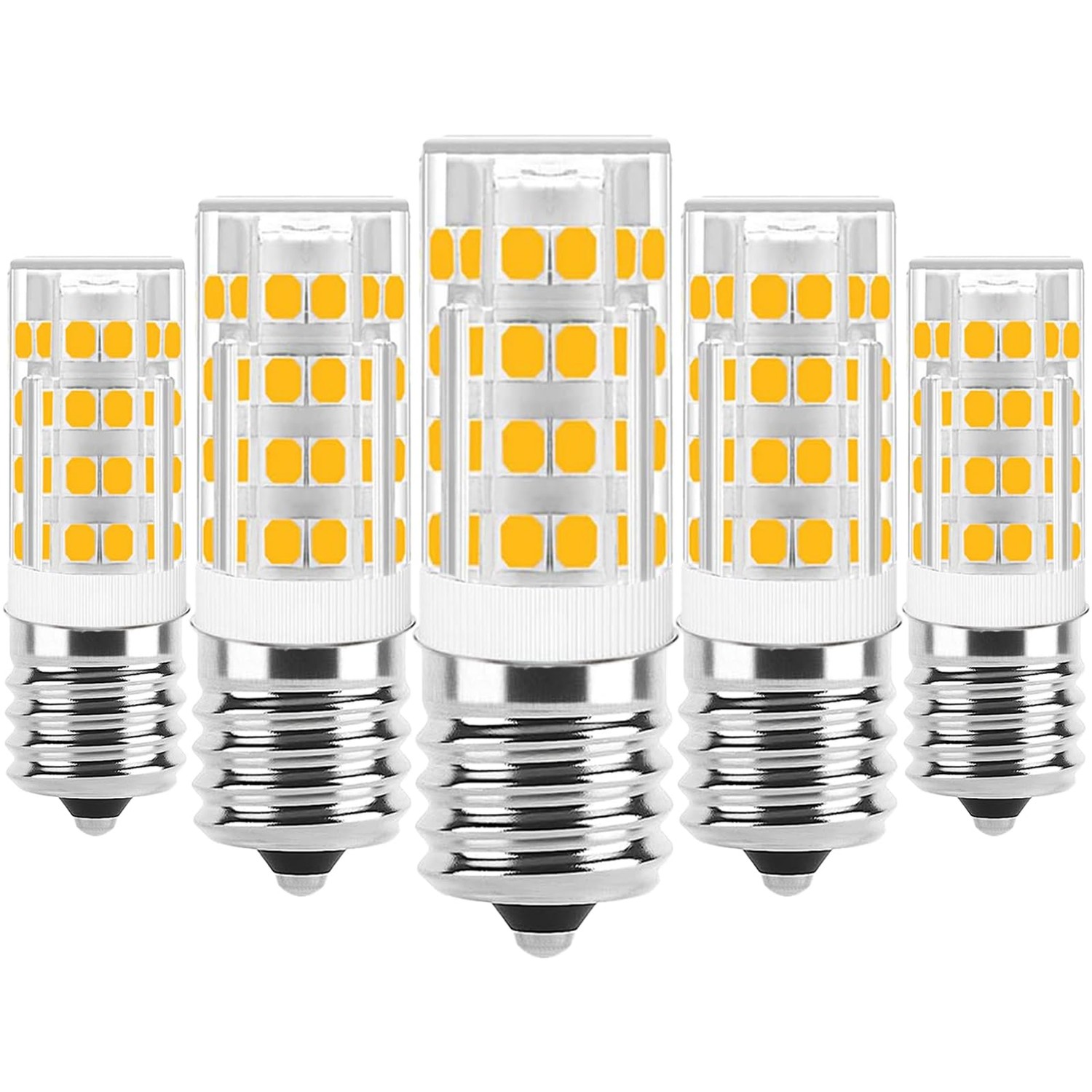 (5Pack) E17 LED Bulb Dimmable,E17 Intermediate Base,T7 4W 40W ...