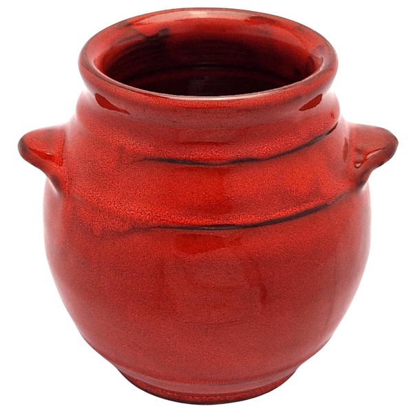 Cleminson Hand-Dipped Ceramic Utensil Jar | Artisan Kitchen Utensil Holder