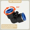 Bwintech Pack of 12 12 mm 90 Degree Angle Pneumatic
