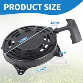 SWAWIS Pull Starter for Briggs Stratton Replacement Parts Pull Starter 497680 498144 Replacement Parts for Lawnmower Starter Pull Starter for Briggs & Stratton Replacement Parts Lawn Mower Hand