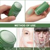 Green Tea Purifying Clay Stick Mask, Face Moisturises Oil Control,