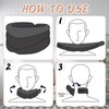 ZcrPrn Neck Brace, Adjustable Soft Foam Cervical Collar for Pain