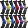USBingoshop Calcetines de vestir para hombre, de algodón, acanalados, color
