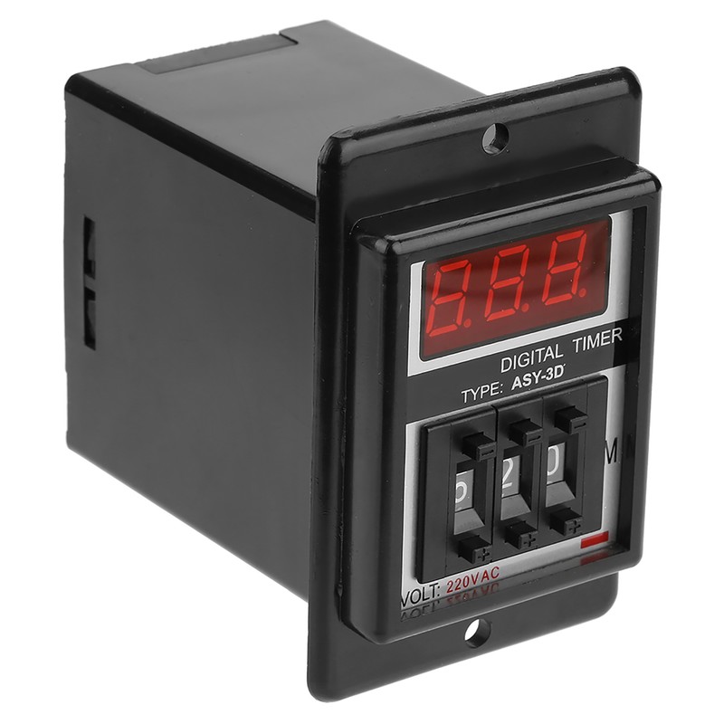 AC Delay On Timer Relay Digital Display Time Relay 0-199