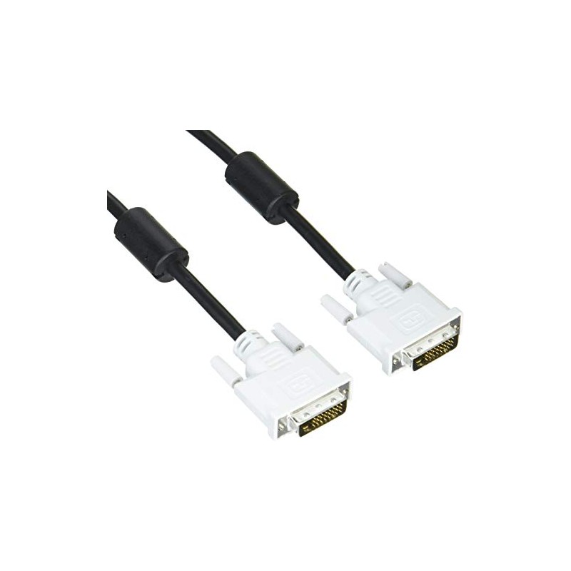 エレコム ディスプレイケーブル DVI-D24pin デュアルリンク デジタル 1m ブラック CAC-DVDL10BK