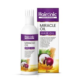 JOKE JOKE Hair Science Miracle Hair Oil Enriched With Multi Ingredients for Anti-Hair Fall Control with Organic Onion and Sesame Seeds Oil -100ml