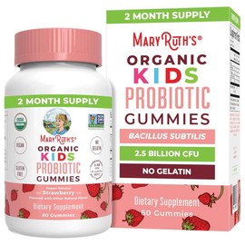 Maryloose 메리루스 키즈 프로바이오틱 구미 딸기맛 60구미 Marylous Kids Probiotic Gummies Strawberry Flavor 60 Gummies