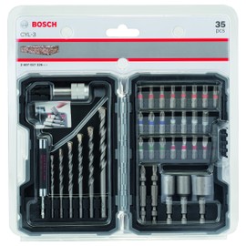 Bosch Concrete Drill Bit Set 35 Pieces Drill Bit Bits Kit + Case