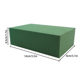 Prashent 35Pcs Floral Foam Blocks,Green Wet Dry Flower Foam Plant Foam for Fresh & Artificial Flower Arrangements DIY Craft 5.5”L x 3.1”W x 1.7”H
