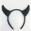 Bristol Novelty Ba447 Teufelhörner Devil Horns Sequin Black, Womens, One