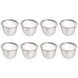 Filtro infusor de malla para tetera: red de drenaje de acero inoxidable de repuesto, 8 piezas, filtro de hierbas y té de hojas sueltas, infusor de té 6. 5 cm