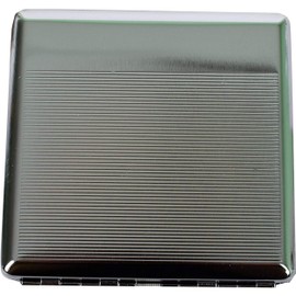 Zigarettenhalter Tragbare Clipschachtel Silberfarben Metallrahmen Silberne Clipschachtel Elegante und raffinierte Accessoires für Geschäftsleute, bis zu 18 Zigaretten