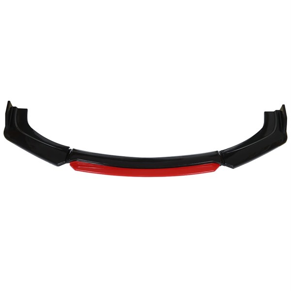 Silscvtt Universal Glossy Black Front Bumper Lip Spoiler Splitter 4