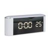 LED Alarm Clock Household Multifunctional Touch Screen Alarm Clock Indoor