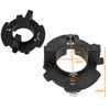 Create idea 2pcs HID H7 Headlight Bulb Mount Adapter Compatible