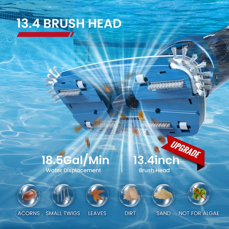 PC15 & PC18 Pool Vacuum Accessories-Head Side Brush (L/R)
