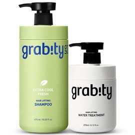 그래비티 헤어리프팅샴푸 엑스트라 쿨 프레쉬 475ml + 헤어 트리트먼트 270ml Gravity Hair Lifting Shampoo Extra Cool Fresh 475ml + Hair Treatment 270ml, 1세트
