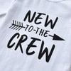 Derouetkia Newborn Baby Boy Clothes Letter Print New to The
