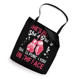 Funny Kickboxing She’s Beauty She’s Grace Boxing Chicks Tote Bag